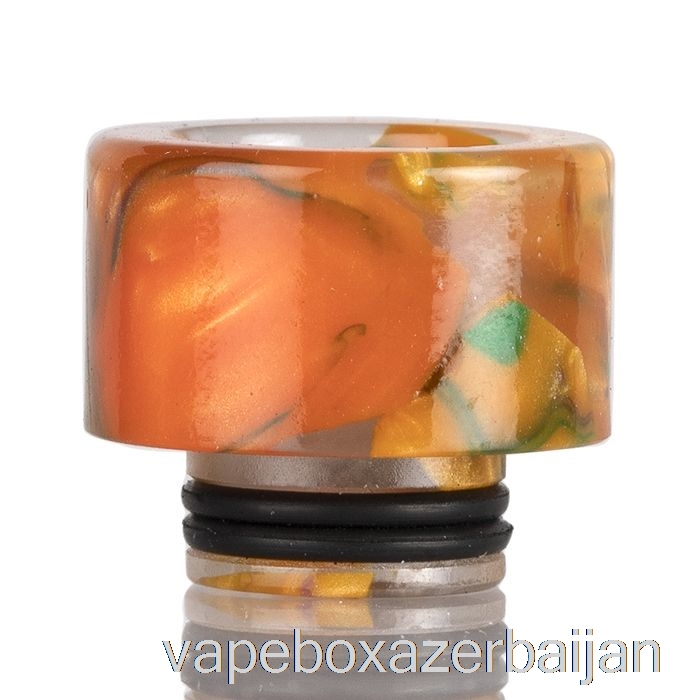 E-Juice Vape 510 Widebore Resin Drip Tip Orange